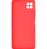 Étui en TPU couleur mode 2,0 mm d'épaisseur pour Samsung Galaxy A22 5G rouge