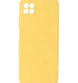 2,0 mm tyk mode farve TPU taske til Samsung Galaxy A22 5G gul