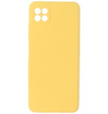 2,0 mm tyk mode farve TPU taske til Samsung Galaxy A22 5G gul