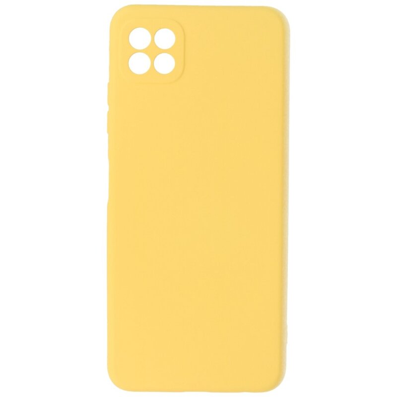 2.0mm Thick Fashion Color TPU Case for Samsung Galaxy A22 5G Yellow