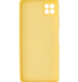 Custodia in TPU color moda spessa 2,0 mm per Samsung Galaxy A22 5G giallo