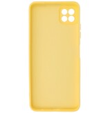 2,0 mm tyk mode farve TPU taske til Samsung Galaxy A22 5G gul