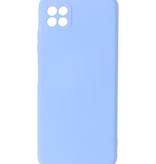 2,0 mm tyk mode farve TPU taske til Samsung Galaxy A22 5G lilla