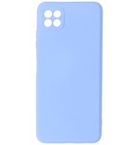 Custodia in TPU color moda spessa 2,0 mm per Samsung Galaxy A22 5G viola