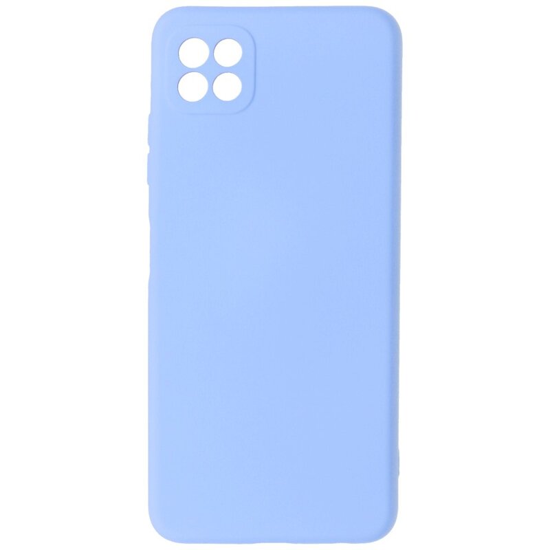Funda de TPU de color de moda de 2.0 mm de espesor para Samsung Galaxy A22 5G Púrpura