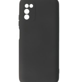 2,0 mm tyk mode farve TPU taske til Samsung Galaxy A03s sort