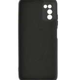 2.0mm Dikke Fashion Color TPU Hoesje voor Samsung Galaxy A03s Zwart