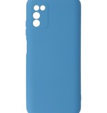 2,0 mm tyk mode farve TPU taske til Samsung Galaxy A03s Navy