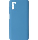 Carcasa de TPU de color de moda de 2.0 mm de grosor para Samsung Galaxy A03s Navy