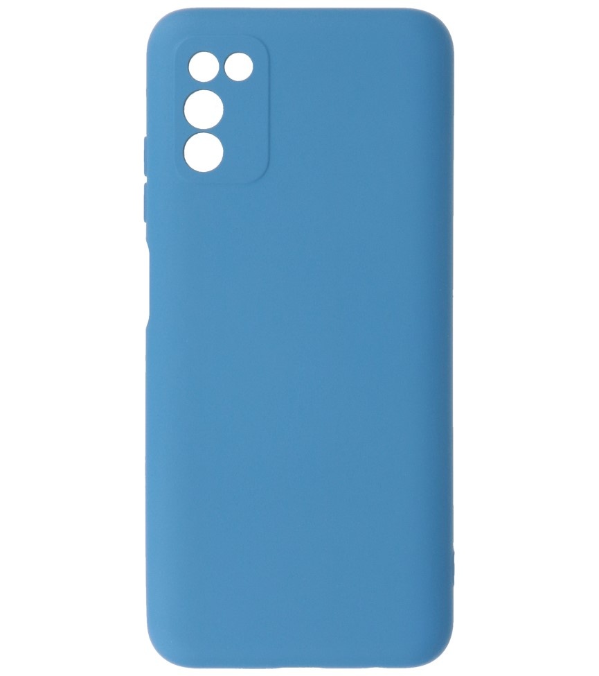 Carcasa de TPU de color de moda de 2.0 mm de grosor para Samsung Galaxy A03s Navy