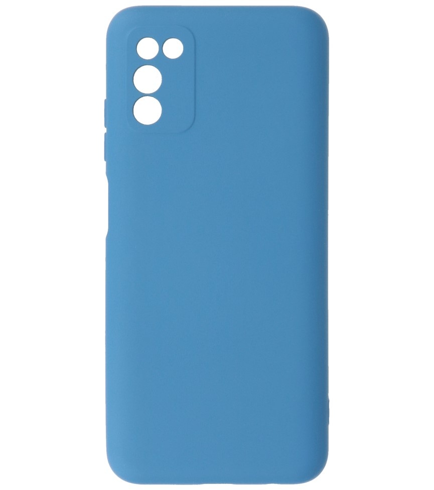 Étui en TPU couleur mode de 2,0 mm d'épaisseur pour Samsung Galaxy A03s Navy