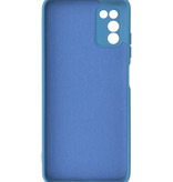 Étui en TPU couleur mode de 2,0 mm d'épaisseur pour Samsung Galaxy A03s Navy
