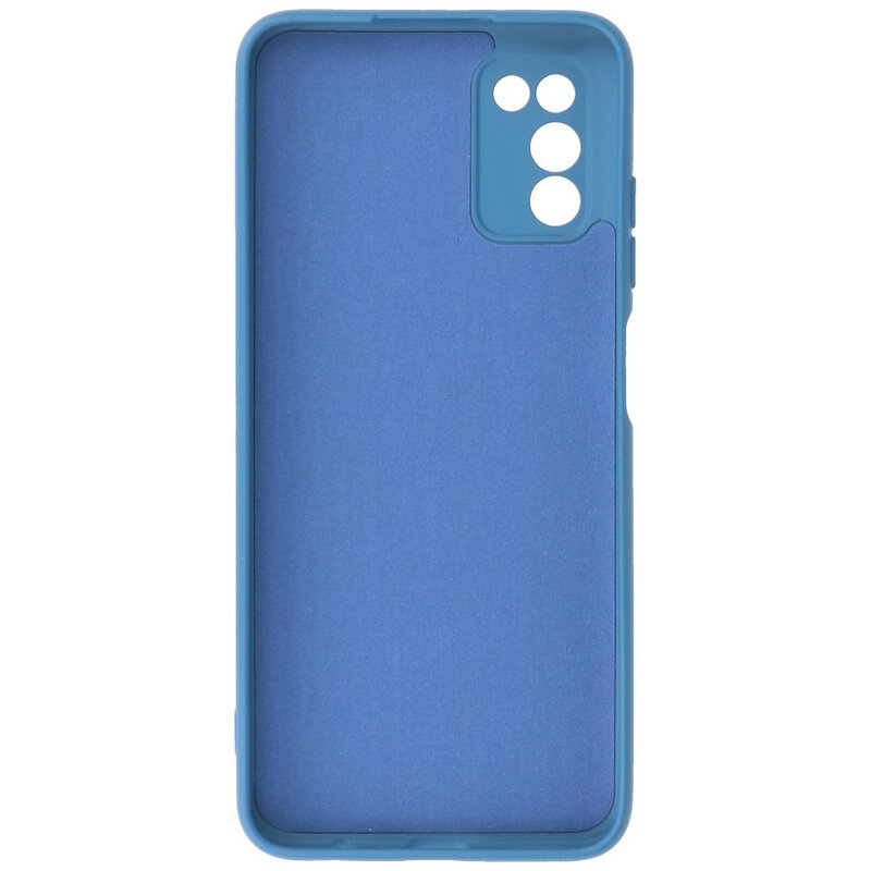 2,0 mm tyk mode farve TPU taske til Samsung Galaxy A03s Navy