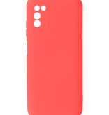 2.0mm Dikke Fashion Color TPU Hoesje voor Samsung Galaxy A03s Rood