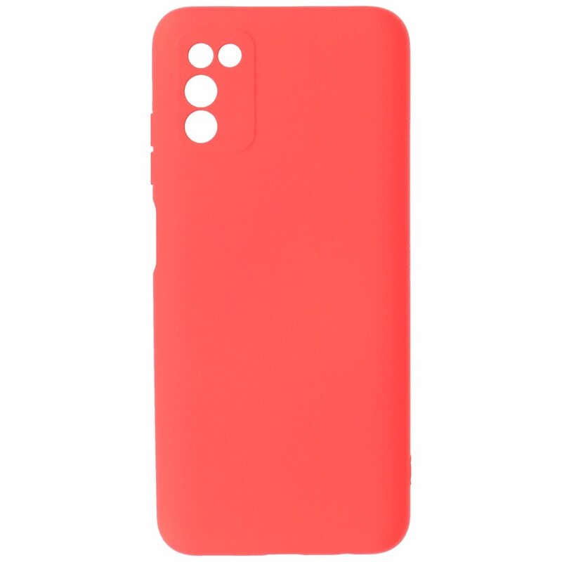 2.0mm Thick Fashion Color TPU Case for Samsung Galaxy A03s Red
