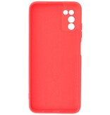 2.0mm Thick Fashion Color TPU Case for Samsung Galaxy A03s Red