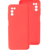 2.0mm Dikke Fashion Color TPU Hoesje voor Samsung Galaxy A03s Rood