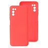 Carcasa De TPU De Color De Moda Gruesa De 2.0mm Para Samsung Galaxy A03s Rojo