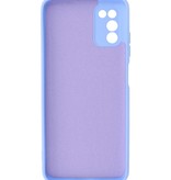 Étui en TPU couleur mode 2,0 mm d'épaisseur pour Samsung Galaxy A03s violet
