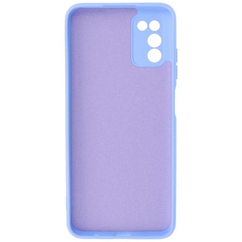 Étui en TPU couleur mode 2,0 mm d'épaisseur pour Samsung Galaxy A03s violet