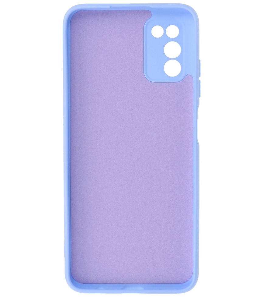 Étui en TPU couleur mode 2,0 mm d'épaisseur pour Samsung Galaxy A03s violet