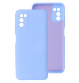 2,0 mm tyk mode farve TPU taske til Samsung Galaxy A03s lilla