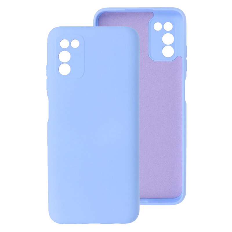 Étui en TPU couleur mode 2,0 mm d'épaisseur pour Samsung Galaxy A03s violet