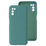 2.0mm Thick Fashion Color TPU Case Samsung Galaxy A03s Dark Green