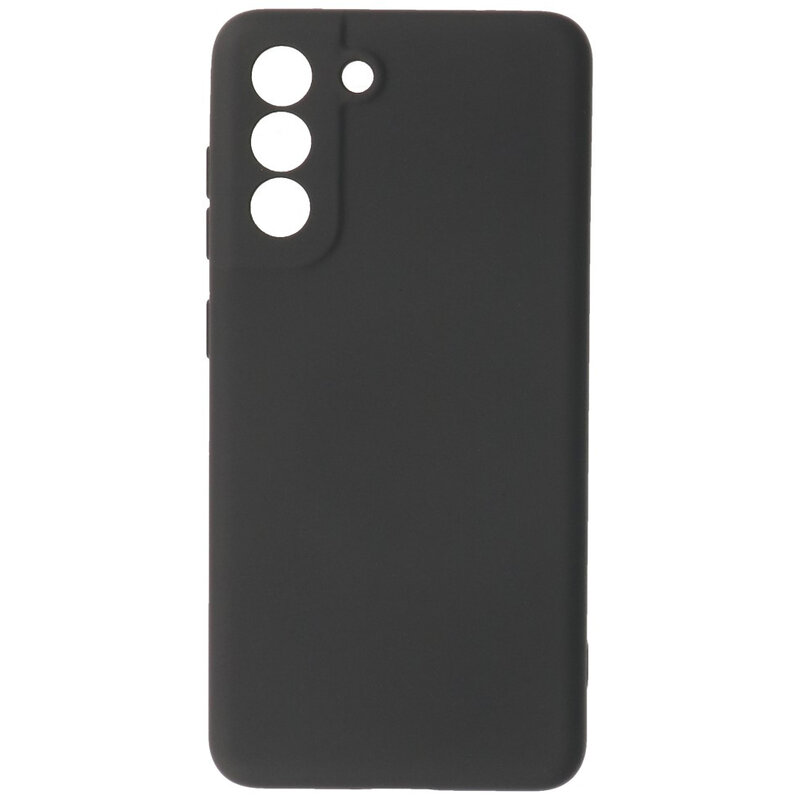 2,0 mm tyk mode farve TPU taske til Samsung Galaxy S21 FE sort