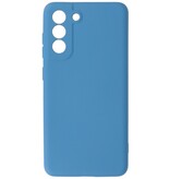 Custodia in TPU color moda spessa 2,0 mm per Samsung Galaxy S21 FE Navy