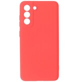 2,0 mm tyk mode farve TPU taske til Samsung Galaxy S21 FE rød