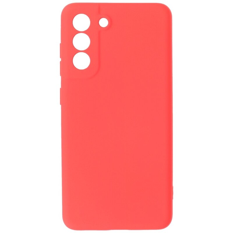 2,0 mm tyk mode farve TPU taske til Samsung Galaxy S21 FE rød