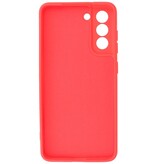 2,0 mm tyk mode farve TPU taske til Samsung Galaxy S21 FE rød