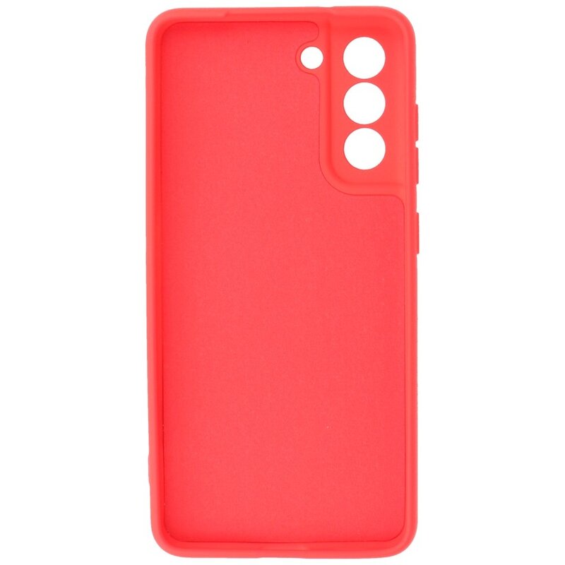 2,0 mm tyk mode farve TPU taske til Samsung Galaxy S21 FE rød