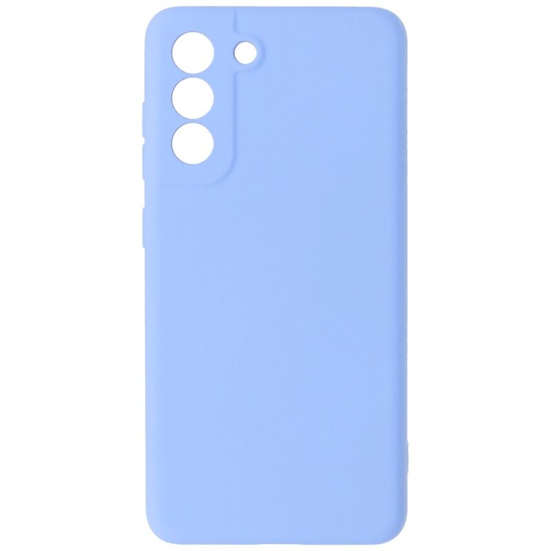 Estuche de TPU de color de moda de 2.0 mm de espesor para Samsung Galaxy S21 FE Púrpura