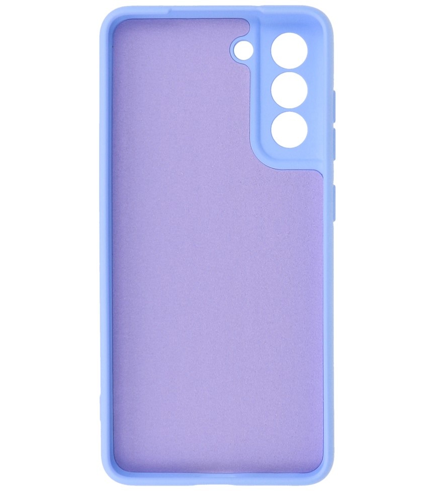 2.0mm Thick Fashion Color TPU Case for Samsung Galaxy S21 FE Purple