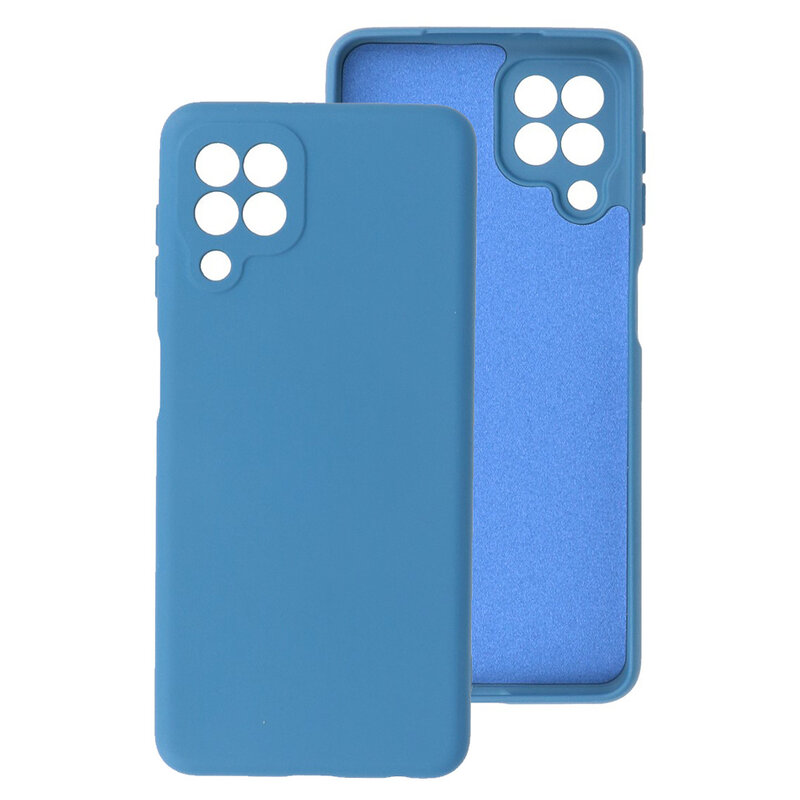 Custodia in TPU color moda spessa 2,0 mm per Samsung Galaxy A22 4G Navy