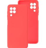 Custodia in TPU color moda spessa 2,0 mm per Samsung Galaxy A22 4G rossa