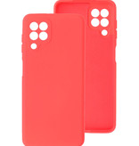 Estuche de TPU de color de moda de 2.0 mm de espesor para Samsung Galaxy A22 4G Rojo