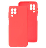 Custodia in TPU color moda spessa 2,0 mm per Samsung Galaxy A22 4G rossa