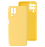 2,0 mm tyk mode farve TPU taske til Samsung Galaxy A22 4G gul