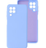 Estuche de TPU de color de moda de 2.0 mm de espesor para Samsung Galaxy A22 4G Púrpura