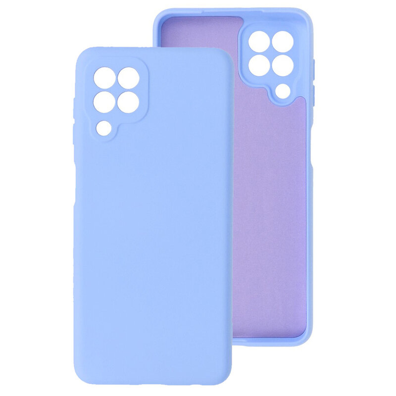 2,0 mm tyk mode farve TPU taske til Samsung Galaxy A22 4G lilla