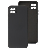 2.0mm Dikke Fashion Color TPU Hoesje voor Samsung Galaxy A22 5G Zwart