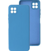 2,0 mm tyk mode farve TPU taske til Samsung Galaxy A22 5G Navy