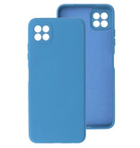2,0 mm tyk mode farve TPU taske til Samsung Galaxy A22 5G Navy