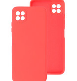 Carcasa de TPU de color de moda de 2.0 mm de espesor para Samsung Galaxy A22 5G Rojo