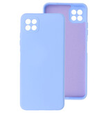 Étui en TPU couleur mode 2,0 mm d'épaisseur pour Samsung Galaxy A22 5G violet