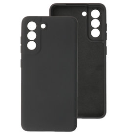 Carcasa de TPU de color de moda de 2.0 mm de espesor para Samsung Galaxy S21 FE, negro