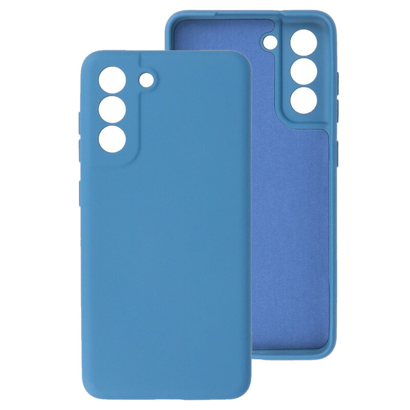 Custodia in TPU color moda spessa 2,0 mm per Samsung Galaxy S21 FE Navy
